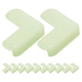 thumbnail image 1 of ColoMX Protectores de esquinas luminosos para muebles, protectores de esquinas a prueba de bebés, en forma de L, 12 Uds., 1 of 8