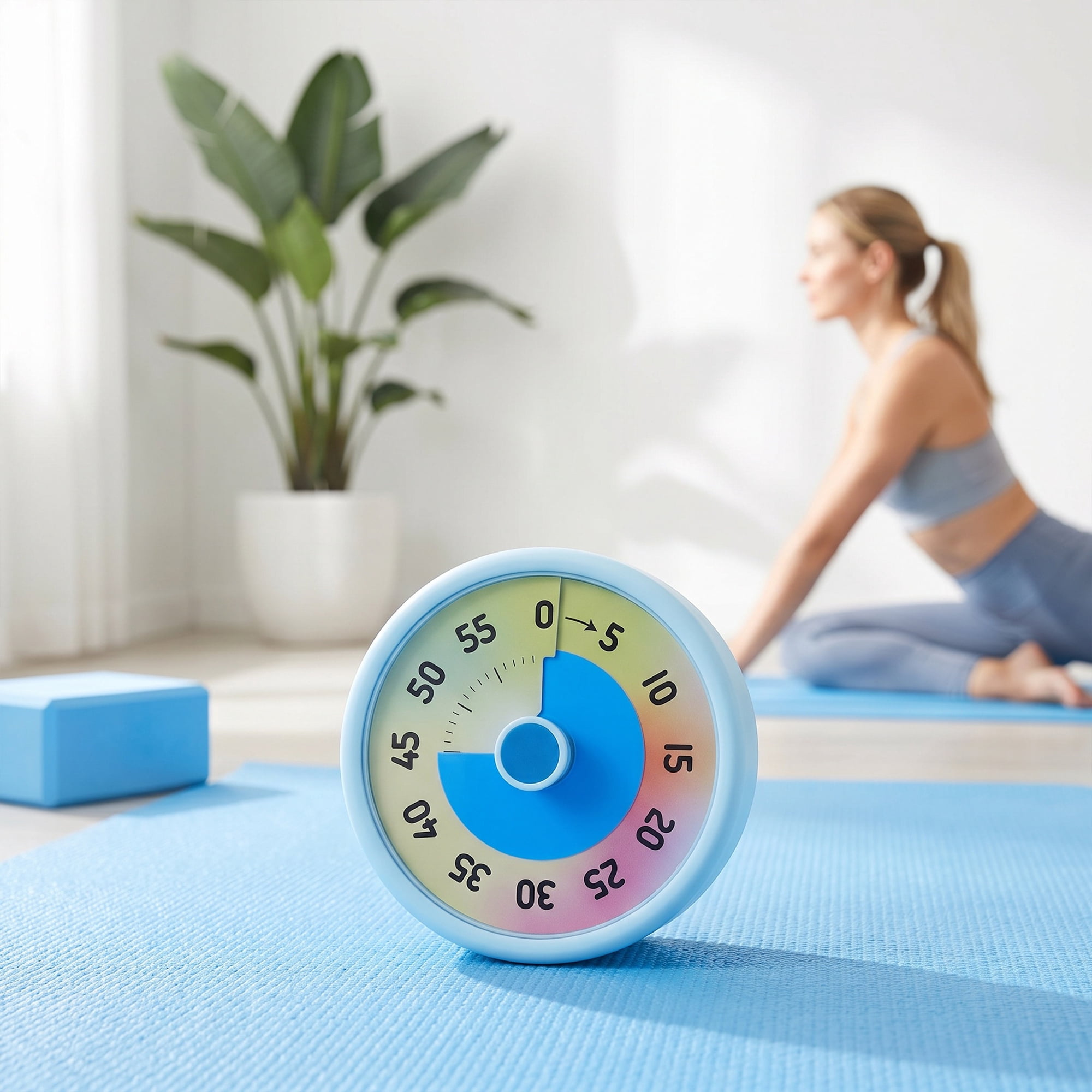 Unique Bargains 60 Minute Kitchen Digital Visual Timer Blue-A