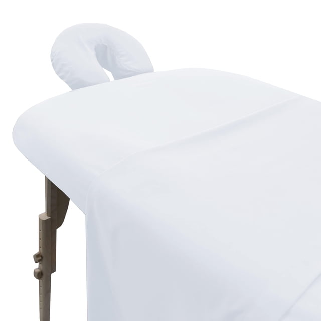 Juego de sábanas para mesa de masaje LONDON LINENS de microfibra, 3 piezas