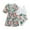 Green, variant on Hienoo Big Girl Swimwear Tropical One-Piece Swimsuit Cover Up Hawaii Bathing Suit
