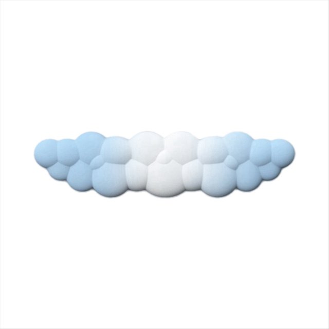 Almohadilla de ReposamuñEcas con Teclado B, DiseñO ErgonóMico, Alivio Eficaz del Dolor de MuñEca, Reposabrazos, Regalo de DecoracióN de Nube