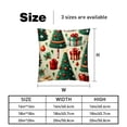 thumbnail image 5 of Christmas Tree Luxurious Velvet Throw Pillow Inserts with Unique Patterns - Set of 2 (16x16, 18x18, 20x20 Inches) for Bed, Chair Pillow Covers for Any Occasion, 5 of 6