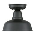 thumbnail image 5 of John Timberland Urban Barn Rustic Farmhouse Semi Flush Mount Outdoor Ceiling Light Black Metal 10 1/4" for Post Exterior Barn Deck House Porch Yard, 5 of 7