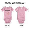 thumbnail image 3 of My Big Sister Is A Vizsla Dog Funny Baby Bodysuit Boy Girl Unisex, 3 of 5