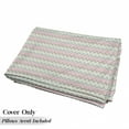 thumbnail image 5 of Geometric Floor Pillow Lounger Cover, Vintage Funky Textured Abstract Quirky Forms in Gradient Tone Modern Illustration, Nap Mat Printed Fabric Case for 5 Pillows, 88" x 36", Multicolor, by Ambesonne, 5 of 5