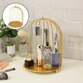 thumbnail image 3 of Bird Cage Desk Perfume Organizer Holder Cosmetics Makeup Jewelry Rack Holder 1-Tier, 3 of 7