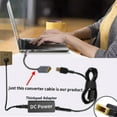 thumbnail image 2 of DC Slim Tip Female Input to USB C PD Male Power Charging Cable,for Lenovo Thinkpad Rectangle Mouth Power Adaptor to USB Type-C, 2 of 12