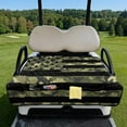 thumbnail image 2 of Yuyamidu Green Camo Golf Cart Seat Covers American Flag Golf Cart Seats Cushion Covers Washable Club Car Seat Towel Blanket Golf Cart Accessory, 4th of July, 2 of 8