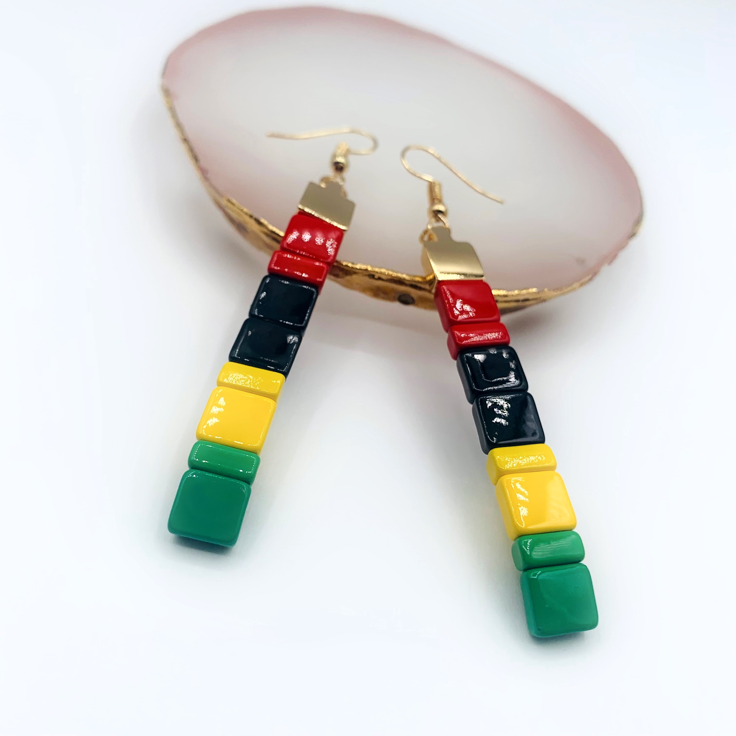 Black History Month Earrings - Black Lives Matter Earring - Juneteenth Earring (Black Lives Matter)