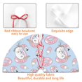 thumbnail image 4 of Yiaed Summer Cute Unicorns Print Christmas Tree Skirt , Tree SkirtsTree Mat for Christmas Winter Holiday Indoor Decorations-48", 4 of 7
