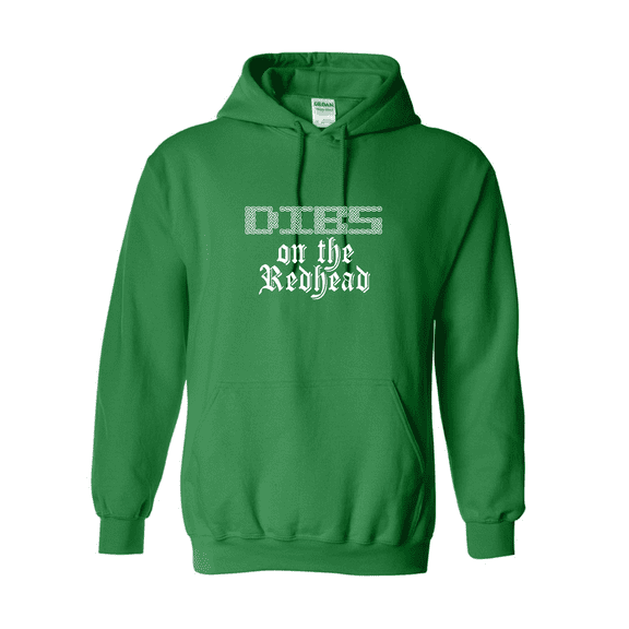 Dibs on the Redhead St Saint Patricks Day Gift Sarcastic Humor Novelty Funny Men's Hoodies