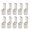 2.5 mm2, variant on 10Pcs C45 Cable Wire Lugs Insert Crimp Terminals Air Switches Connector Circuits Breaker Plug For Stable Power Transfer