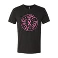 thumbnail image 2 of Believe Hope Awareness Mens Premium Tri Blend T-Shirt, Vintage Black, Large, 2 of 3