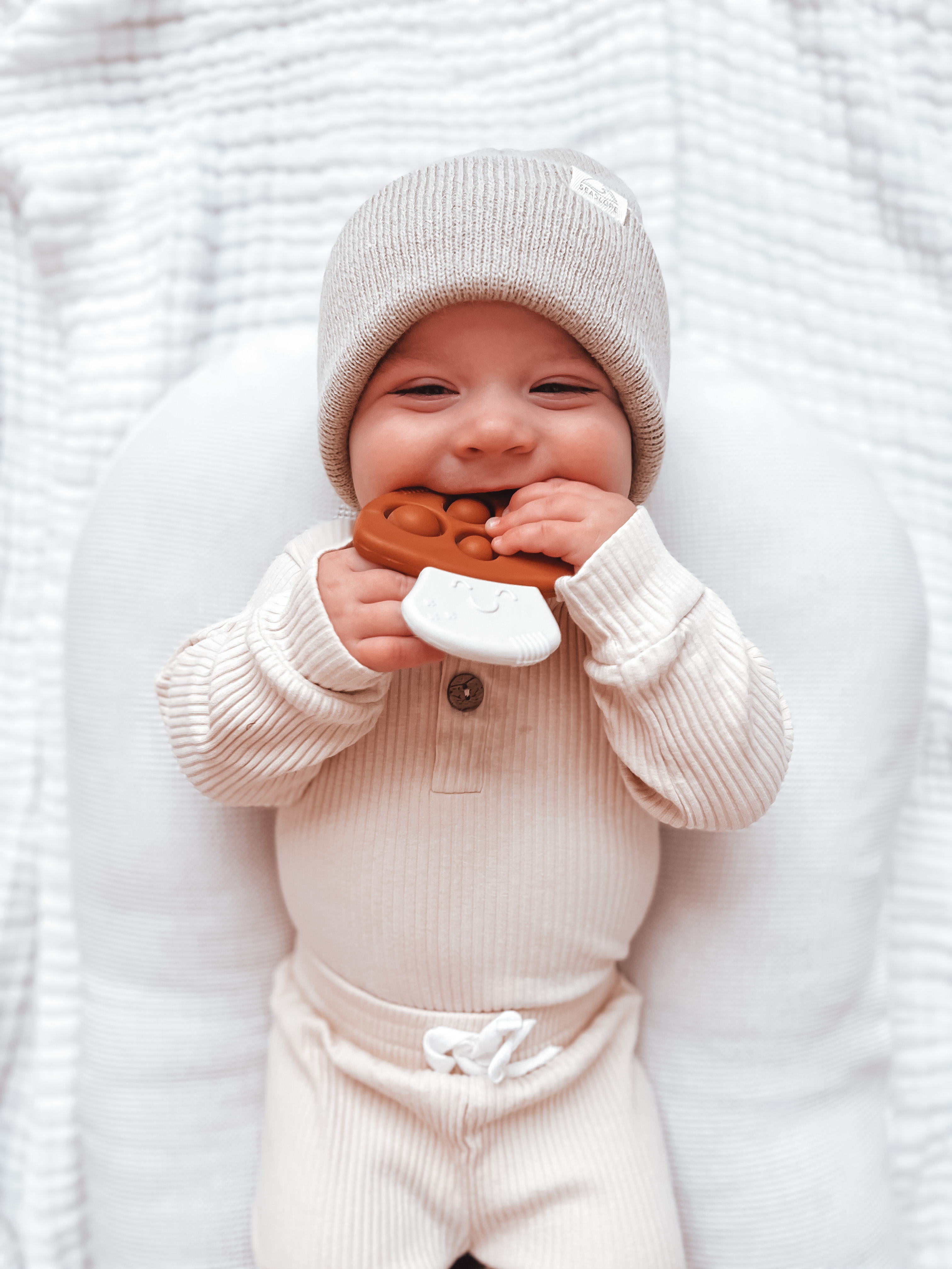 Itzy Ritzy Bitzy Pop Mushroom Teether photo 5