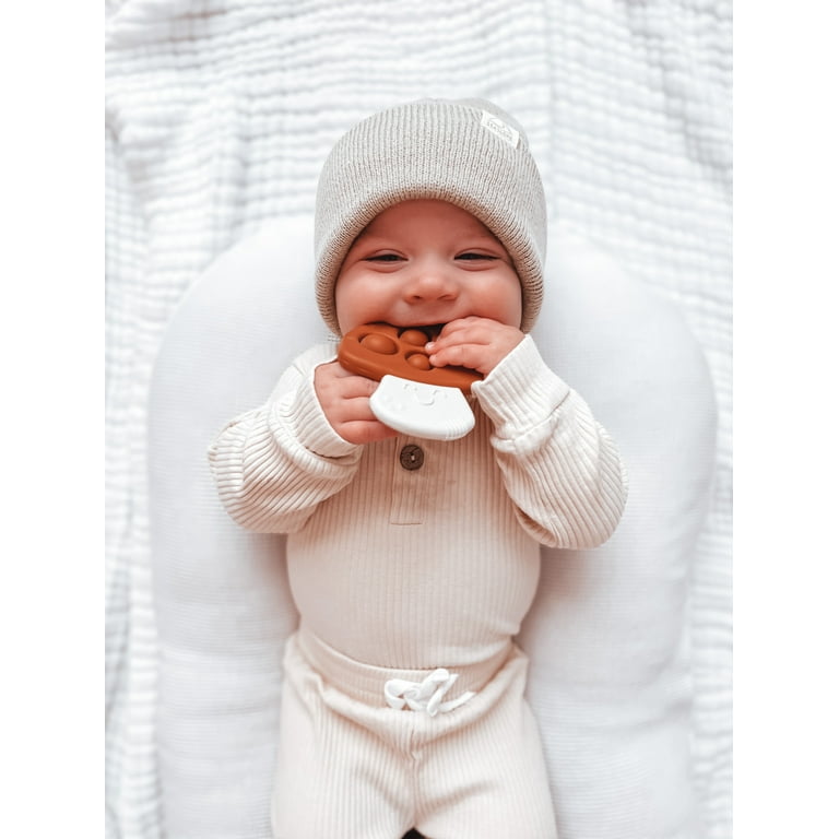 Itzy Ritzy, Unisex Mushroom Teether, Push Bubble Silicone Toy for