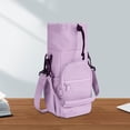 thumbnail image 1 of Bolsa Bandolera con Funda para Botella de Agua y Taza Térmica | Gran Capacidad | Ideal para Deportes Al Aire Libre | Tela Morada | 30,48 X 12,7 X 10,16 Cm | Impermeable y Práctica | 1 Unidad, 1 of 6