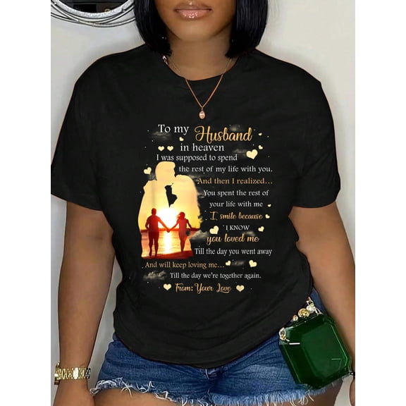 to My Husband in Heaven T-Shirt