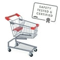Milliard Kids' Metal Play Market Shopping Cart with Push Kiddie Wheels