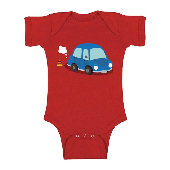 Baby Boy Shirts - NB 6M 12M 18M 24M - Car Romper