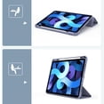 thumbnail image 5 of Étui Compatible avec IPad Air5(10.9 Pouces), Couverture Souple TPU Support Trifold avec Porte-Crayon, Réveil/sommeil Automatique, Vert, 5 of 5