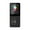 black, variant on Compact 1.8 Inch MP3 Player with Hi-Fi Lossless Sound FM Radio and E-Book Reader Portable Walkman