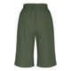 thumbnail image 4 of Neewe Womens Knee Length Pants Casual Plain Shorts Summer Drawstring Elastic Waist Comfy Shorts with Pockets, 4 of 8