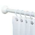 thumbnail image 6 of Better Homes & Gardens Rustproof Aluminum Permanent-Mount Shower Curtain Rod, 43" - 72", White, 6 of 6