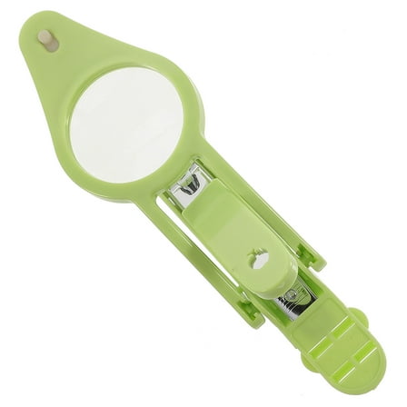 LEORX 1Set Small Nail Clippers Baby Green Compact Design for Nail Care Tool Suitable for Infants Toddlers