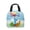 Bread roll-1, variant on Number blocks Lunch Tote Bag, Reusable Thermal Lunch Bag with Handle, Portable Food Storage Cooler Bag for Daily Work Picnic Travel