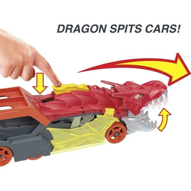 Jouet Hot Wheels - City Garage with Dragon
