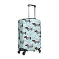 thumbnail image 3 of Haiem Dachshund Dog Puppy Luggage Cover Printed Suitcase Covers for Luggage Elastic Washable Suitcase Protector Fits 18-32 Inch Luggage-Medium, 3 of 9
