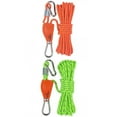 thumbnail image 1 of S SERENABLE Pulley Ratchet Rope Hanger Camping Reflective Wind Rope Orange Green, 1 of 9