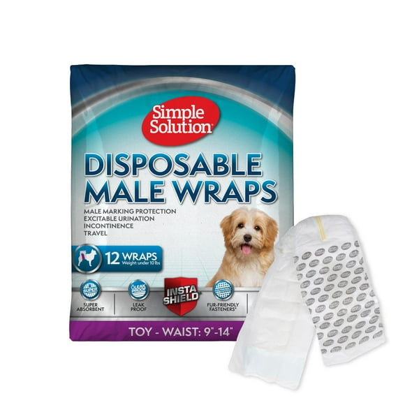 Pañales desechables para perros, solución simple para perros machos, juguete