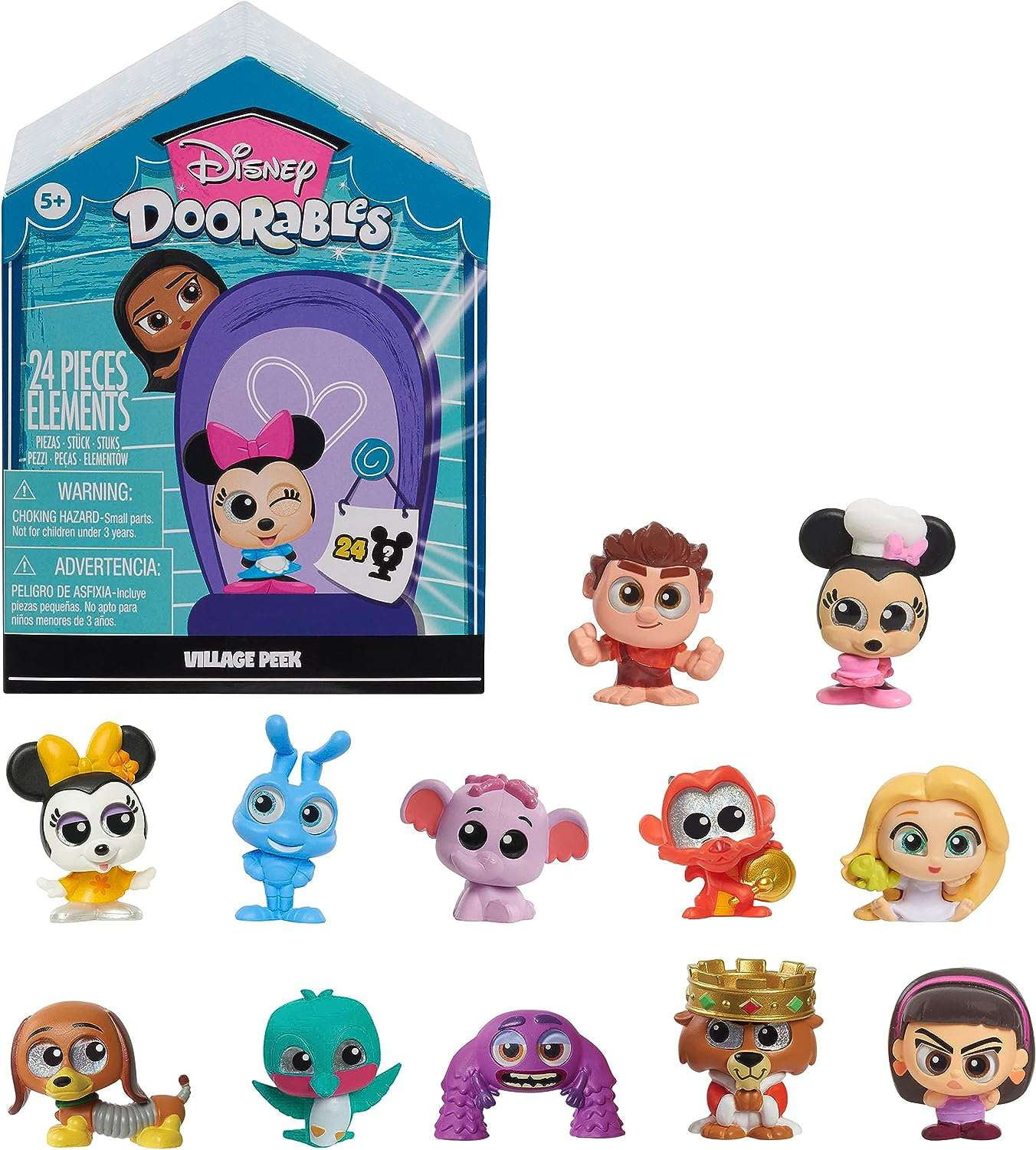 激レア　Disney PALS フィギュアセット 27個入り Disney Series 8, 9 & 10 VILLAGE Peek Playset (24 RANDOM Figures
