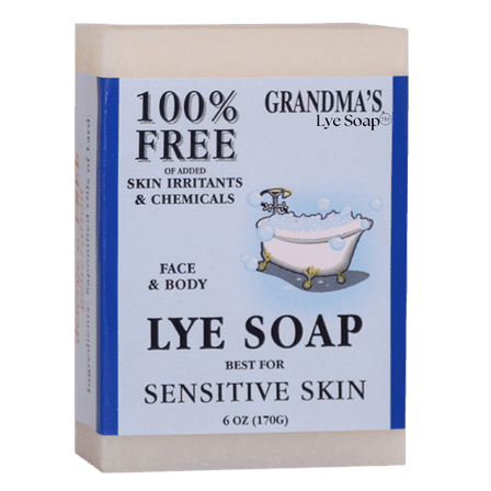 Grandma's Pure & Natural Lye Bath Soap, 6 oz