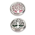 thumbnail image 1 of Aromatherapy Brooch, Stainless Steel Stress Relief 2pcs Magnetic Perfume Diffuser Washable Rust Free Tree Shape Lightweight  For Work, 1 of 8