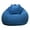 Dark Blue M, variant on Bean Bag Cover Solid Color Dust-proof Easy to Care Giant Couch Been Bag Bedroom Living Room Sofa Slipcover No Filler for Dorm
