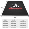 thumbnail image 5 of Northeastern University Logo Fleece Blanket, Very Soft Microfiber Flannel Blanket for Couch Warm and Cozy for All Seasons, Star Background, 5 of 6