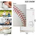 thumbnail image 2 of Dreamtimes Sport Ball Baseball Hand Towels for Bathroom 100% Cotton 2 pcs Face Towel 16 x 28 inch, Absorbent Soft & Skin-Friendly, 2 of 6