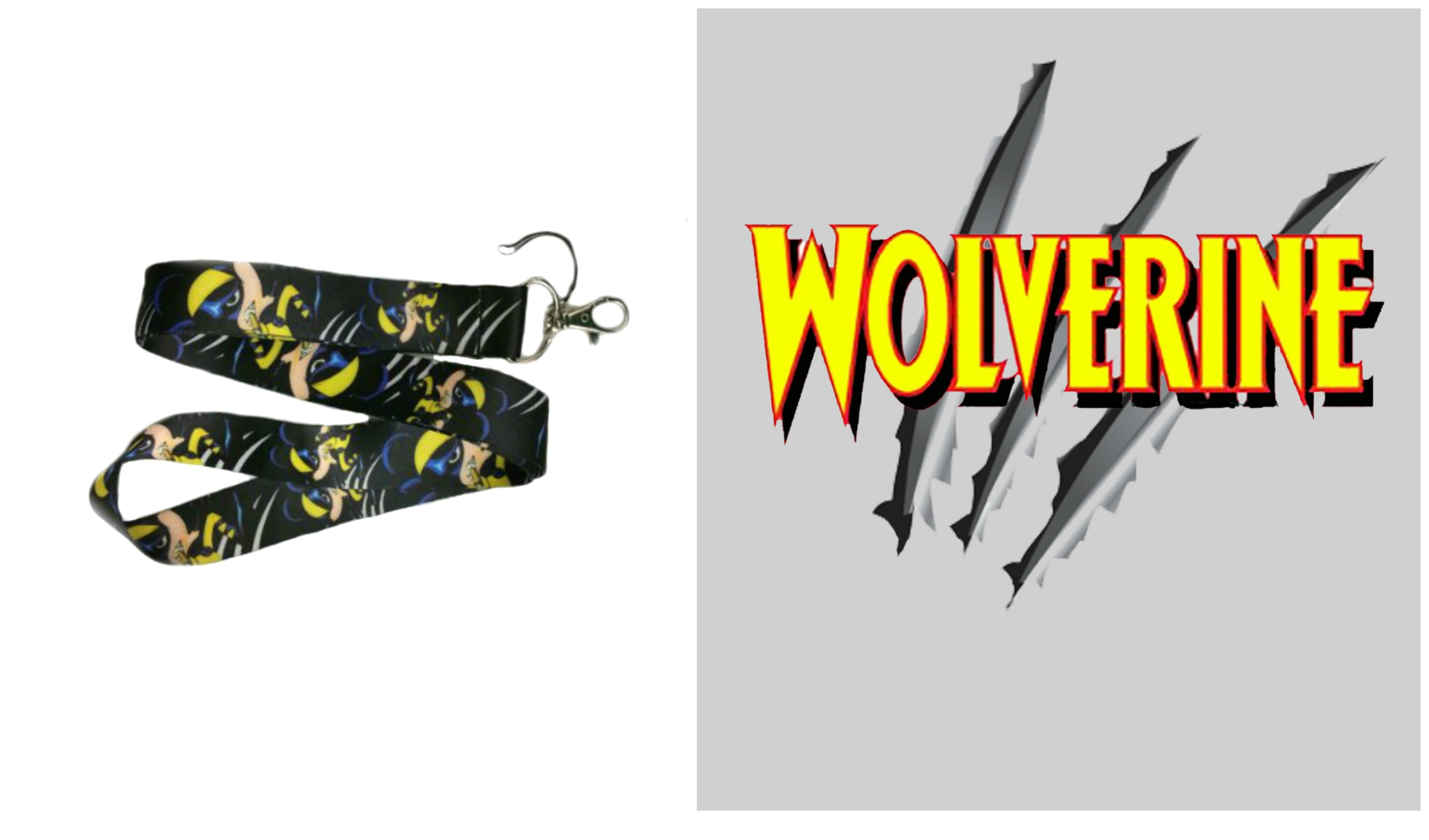 Superheroes Marvel Comics X-Men Wolverine 19 Black Lanyard