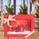 thumbnail image 4 of Adornos navideños, adornos para el árbol de Navidad, regalos de Navidad, caja de regalo navideña con luces para novia, linda caja de regalo de Nochebuena con luces, papel de regalo navideño, 4 of 6