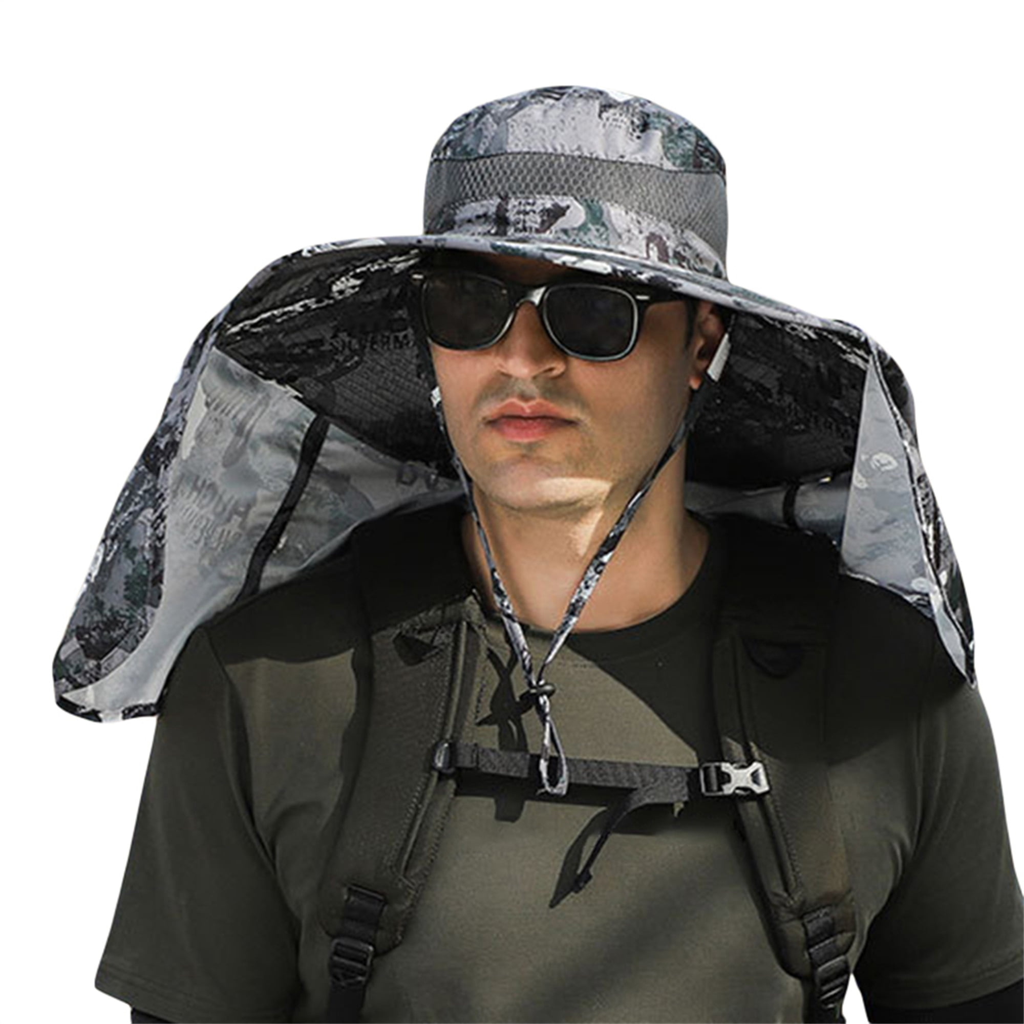 AMERTEER Fishing Hat for Men Women Sun UV Protection Wide Brim Hat