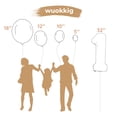 thumbnail image 3 of Globos de cumpleaños Wuokkig Jungle Safari Wild One Party, 3 of 7