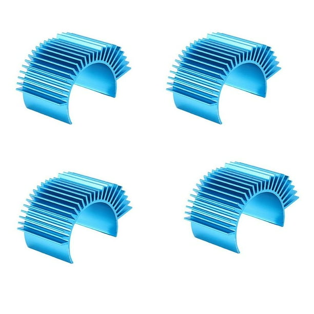4X Rc Repuestos de AutomóVil 540 550 Radiador del Motor para 12428 12423 A959-B A969-B A979-B A929-B Azul