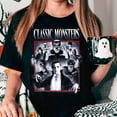 thumbnail image 2 of Classic Monsters Black and White T-Shirt, Retro Vintage Horror Tee, 2 of 5