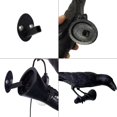 thumbnail image 4 of Raven Wall Sconce, Unique Gothic Crow Birds Wall Sconce for Bedroom Bedside Living Room Farmhouse Decor (Left Black Wall Lamp), 4 of 5