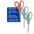 thumbnail image 3 of Westcott 8" Titanium Bonded Hard Handle Scissors, Assorted Colors, 3pk (00512), 3 of 11