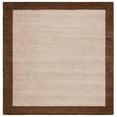 thumbnail image 2 of Safavieh Himalaya Cenric Solid Wool Area Rug, Beige/Dark Brown, 6' x 6' Square, 2 of 9