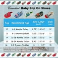 thumbnail image 7 of Infant Baby Boys Girls Slipper Soft Sole Non Skid Sneaker Moccasins Toddler First Walker Cirb House Shoes, 7 of 7