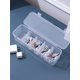 thumbnail image 2 of 1pc Transparent Dust-proof Cable Organizer Box / Hub Box For Desktop Data Cable / Charger Cord Management, With Carry Bag, 2 of 5